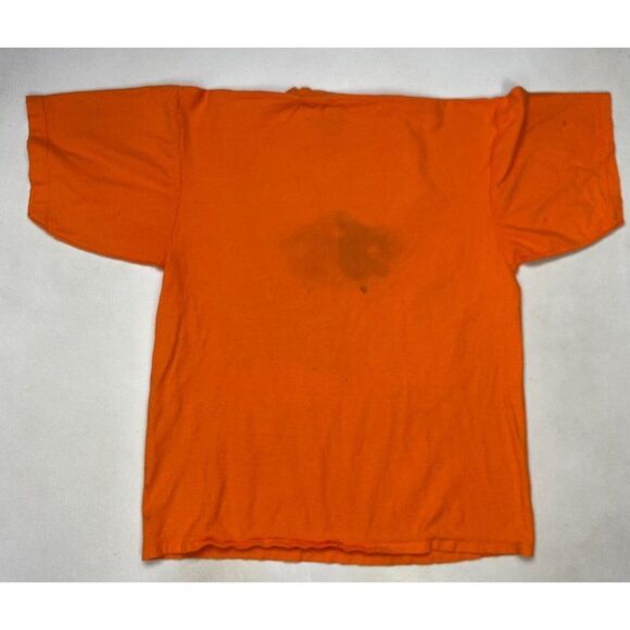 VINTAGE Excursion China Giant Panda Graphic T-shirt Men Large Orange USA 90s - Picture 7 of 11